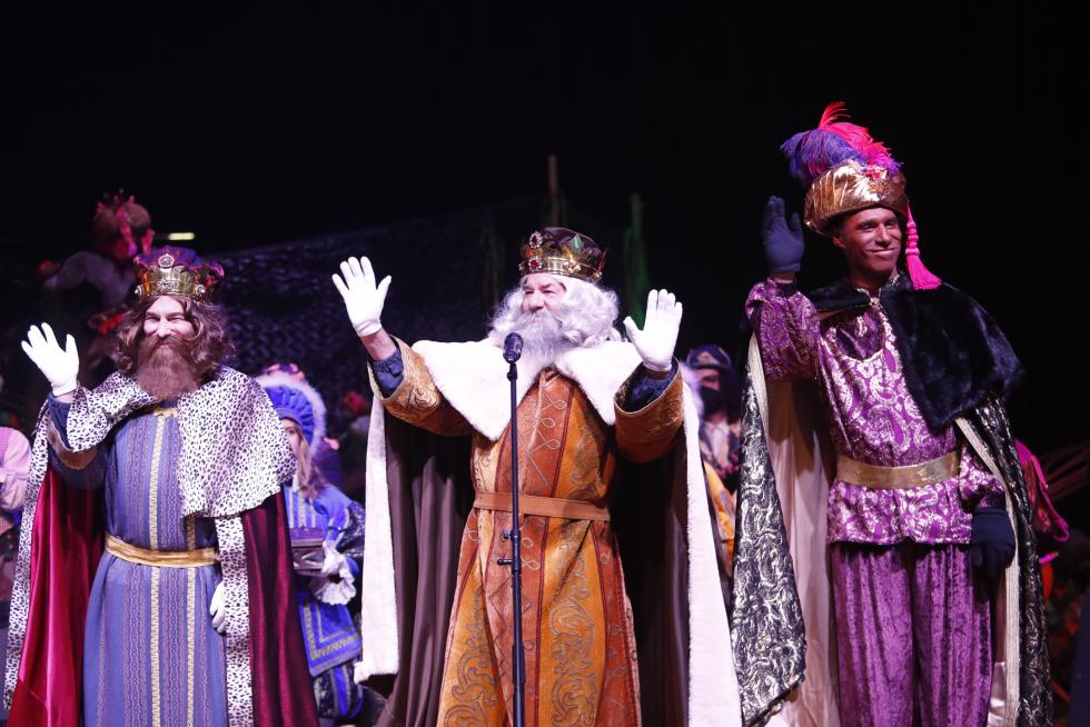 Recepción a los Reyes Magos en Zaragoza