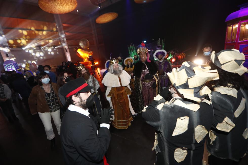 Recepción a los Reyes Magos en Zaragoza
