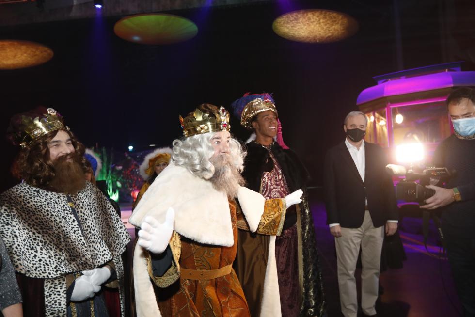 Recepción a los Reyes Magos en Zaragoza