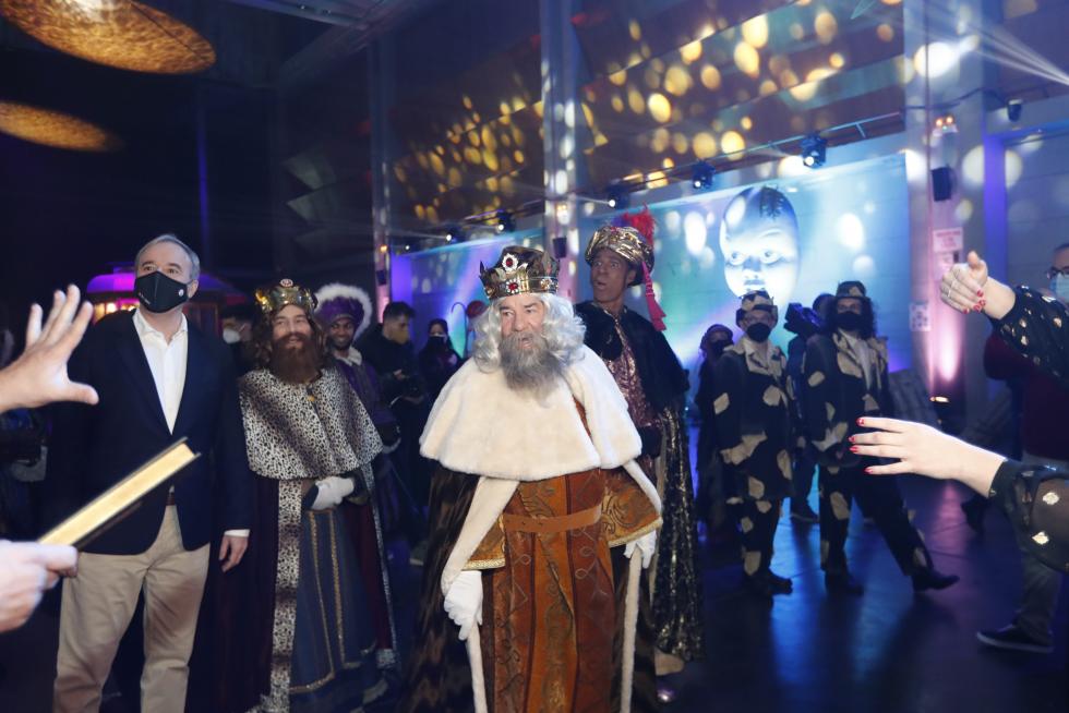Recepción a los Reyes Magos en Zaragoza