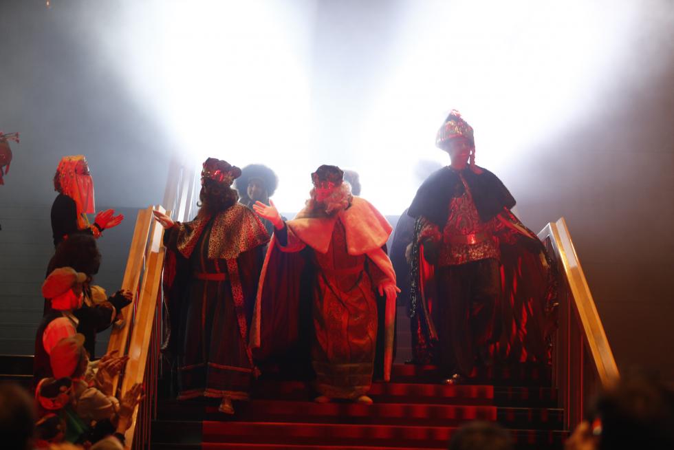Recepción a los Reyes Magos en Zaragoza
