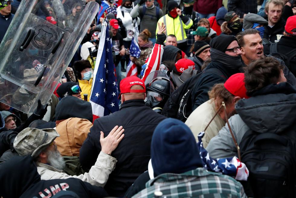 U.S. President Donald Trump holds a rally to contest the certification of the 2020 U.S. presidential election results by the U.S. Congress in Washington