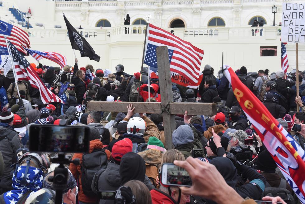 Supporters of U.S. President Donald Trump protest in Washington