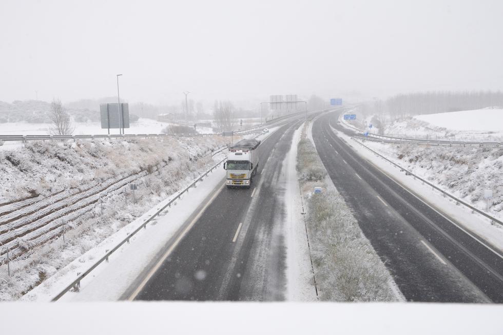 La borrasca Filomena cubre de nieve la provincia de Teruel.