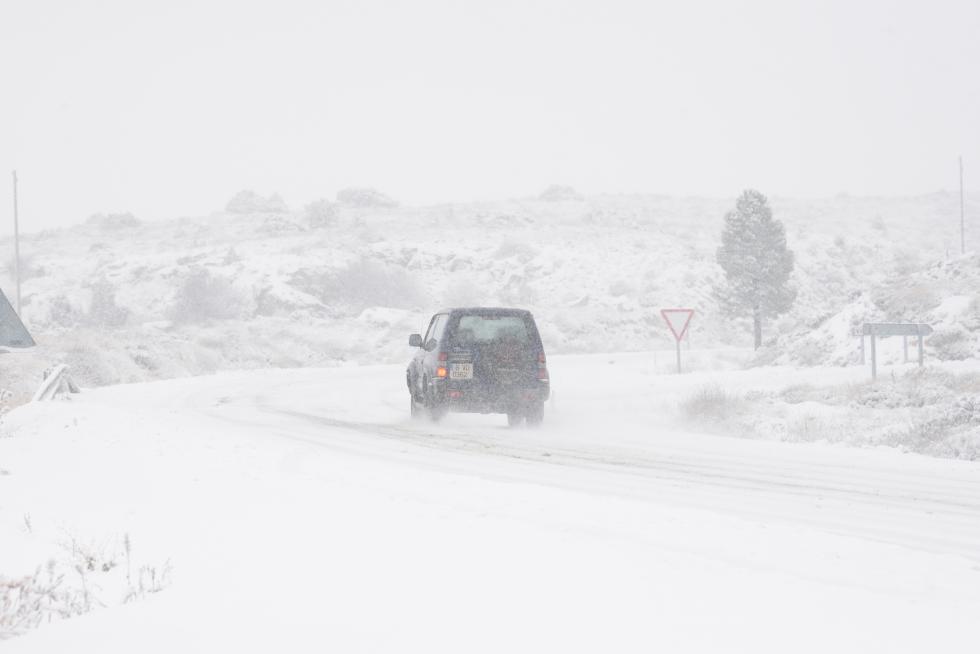 La borrasca Filomena cubre de nieve la provincia de Teruel.