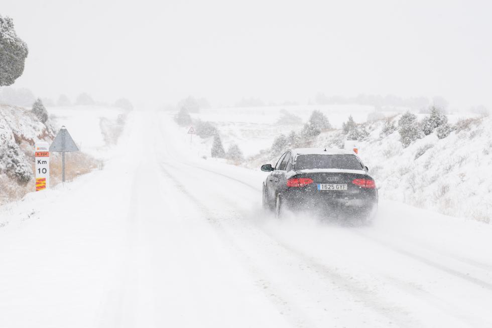 La borrasca Filomena cubre de nieve la provincia de Teruel.
