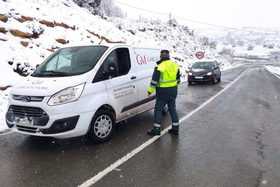 Problemas en las carreteras de Teruel