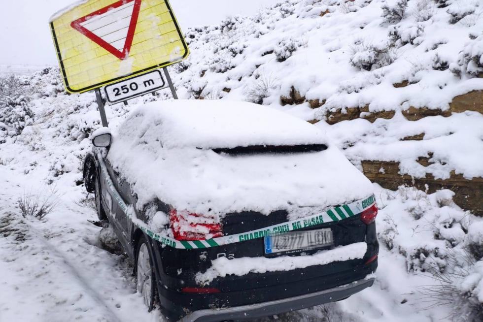 Problemas en las carreteras de Teruel