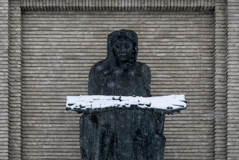Borrasca Filomena en Zaragoza. Nieve / 09-01-2021 / Foto: José Miguel Marco