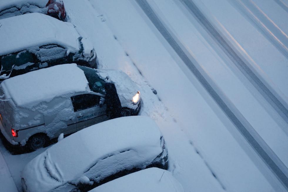 Nieve en Zaragoza por la borrasca Filomena