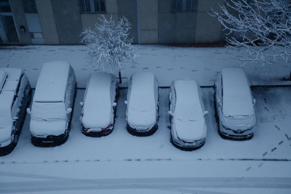Nieve en Zaragoza por la borrasca Filomena