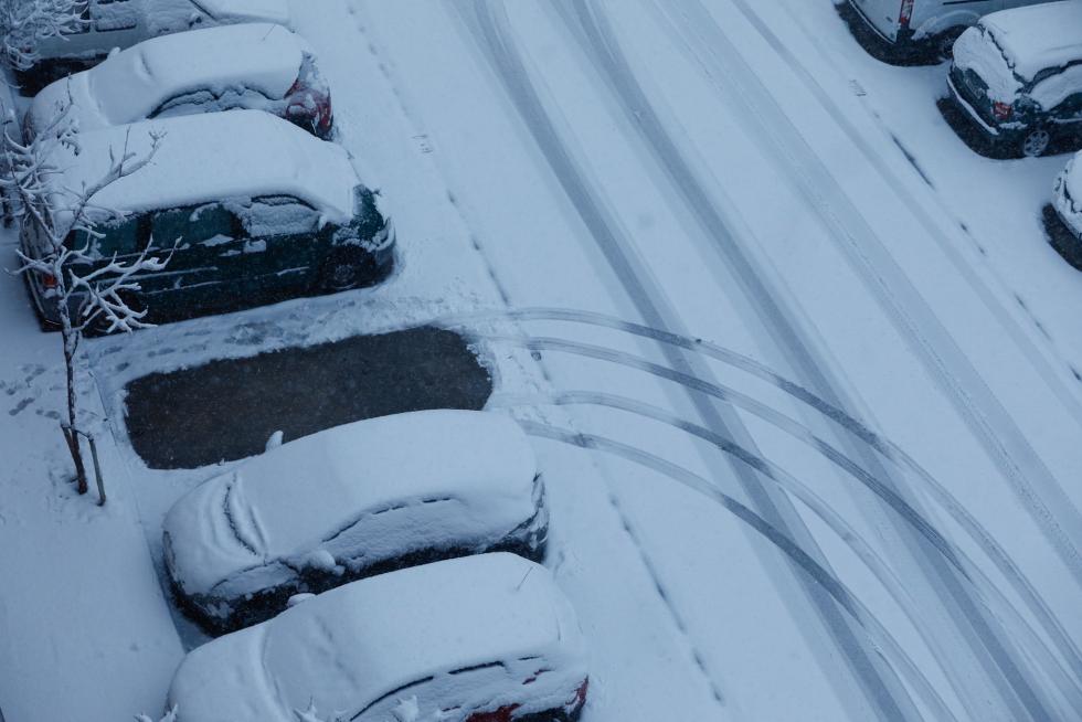 Nieve en Zaragoza por la borrasca Filomena