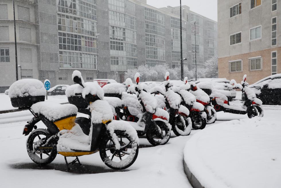Nieve en Zaragoza por la borrasca Filomena