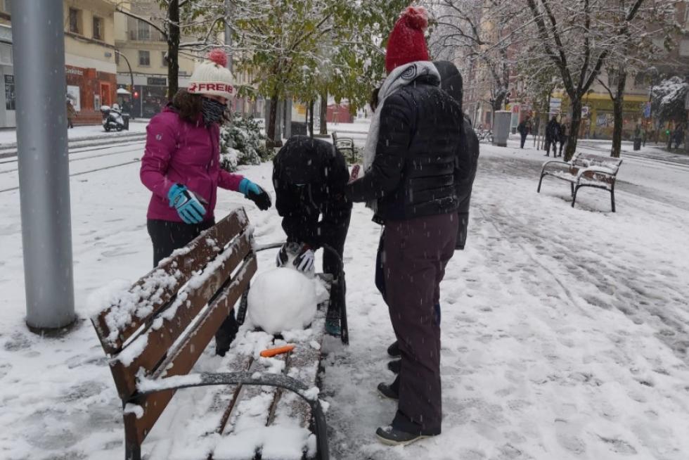 cosas divertidas nieve