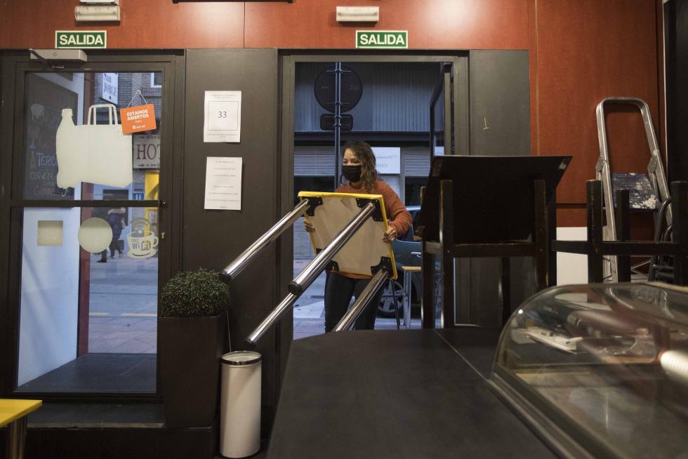 Cierre del comercio y la hostelería en Aragón a las 18.00 por las nuevas restricciones.