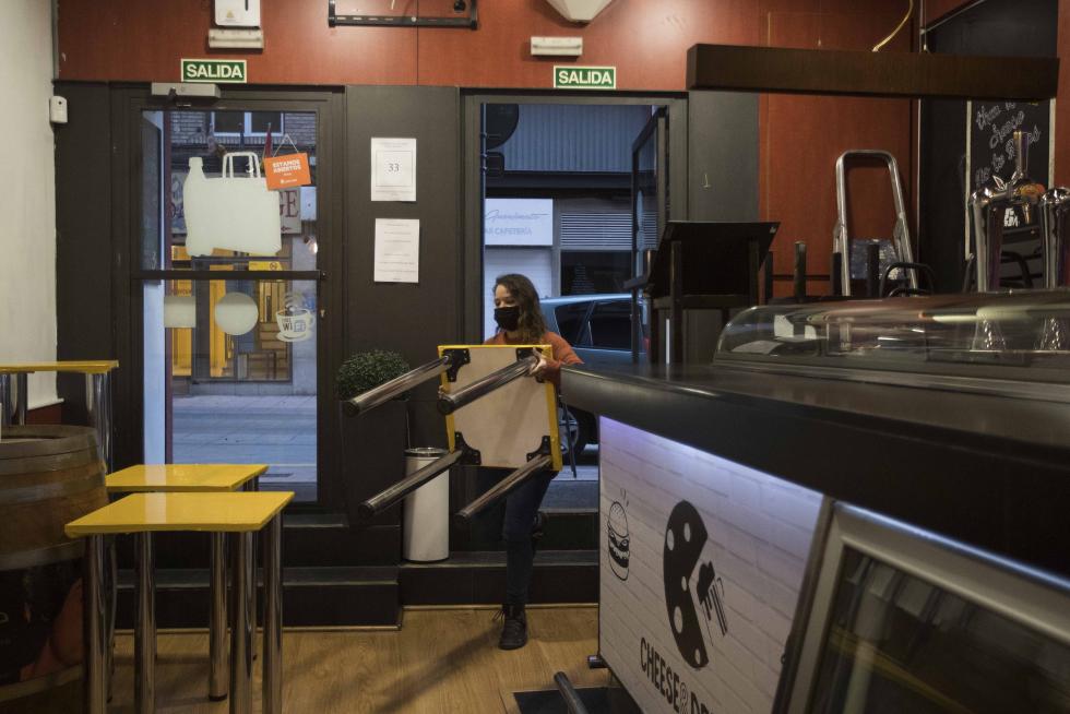 Cierre del comercio y la hostelería en Aragón a las 18.00 por las nuevas restricciones.