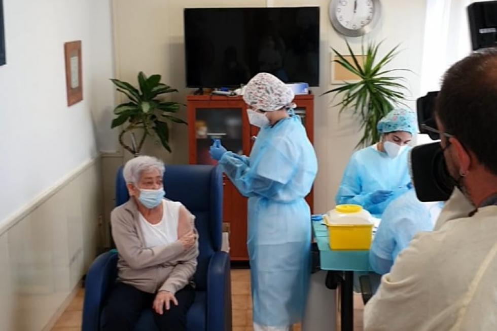 Vacunación en la residencia Somontano de Barbastro