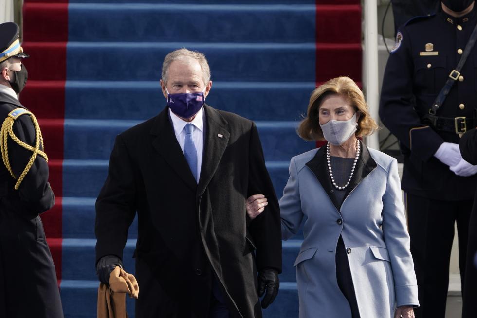 Biden a su llegada al Capitolio