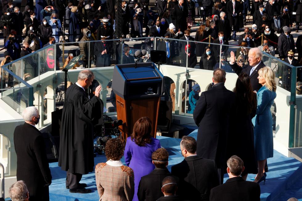 Toma de posesión de Joe Biden como presidente de Estados Unidos