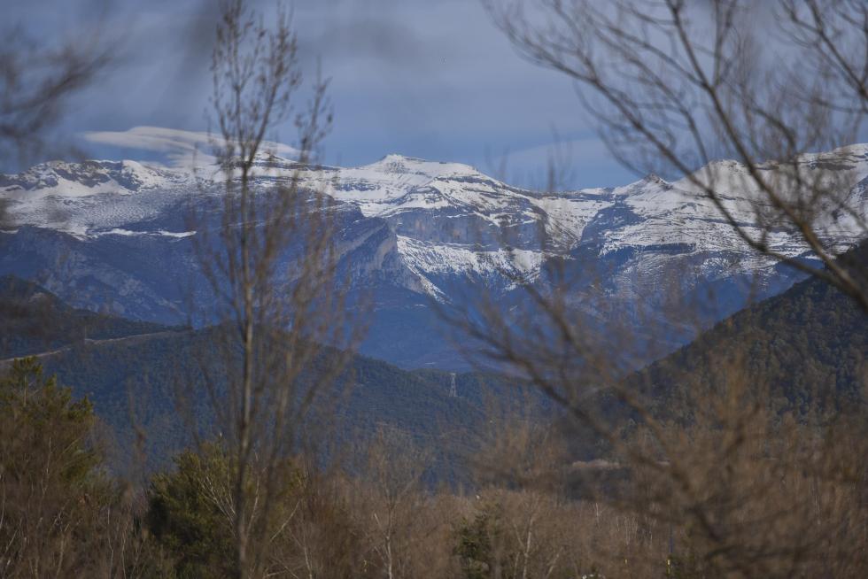 El Valle de Pineta, nevado.