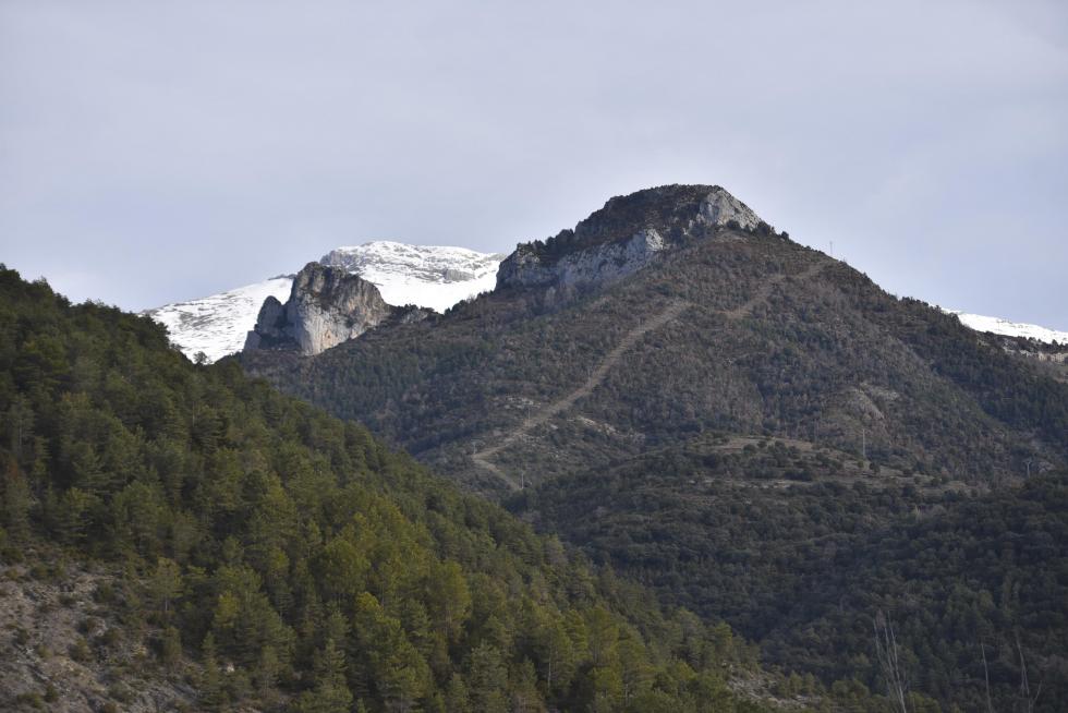El Valle de Pineta, nevado.