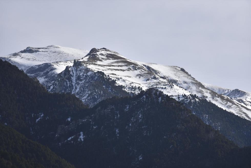 El Valle de Pineta, nevado.