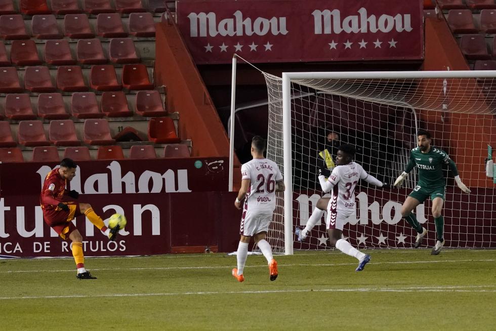 Foto del partido Albacete-Real Zaragoza, de la 22ª jornada de Segunda División