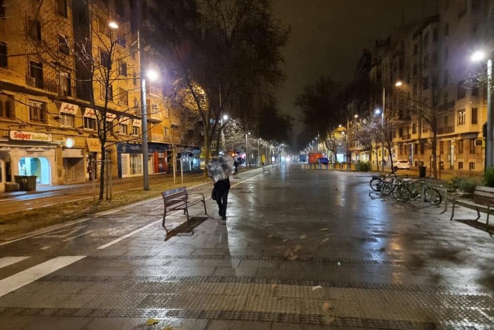 Hortensia sorprende con una tormenta y rachas de viento de hasta 122 km/h en Zaragoza