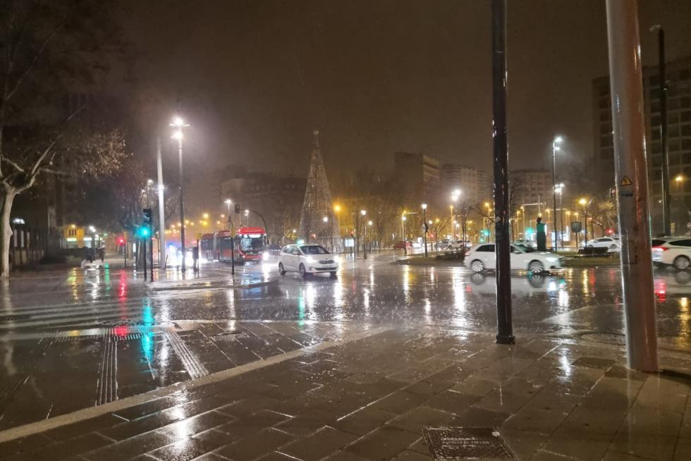 Hortensia sorprende con una tormenta y rachas de viento de hasta 122 km/h en Zaragoza