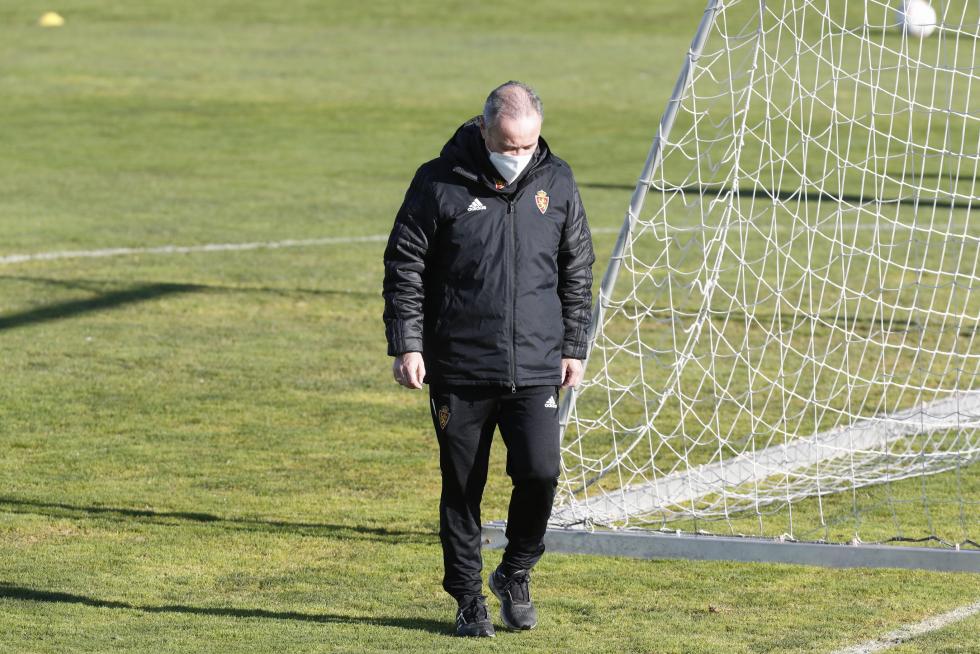 El Real Zaragoza ha entrenado este martes por la mañana. Una sesión preparatoria para el partido que el viernes enfrentará al Real Zaragoza con la Ponferradina.