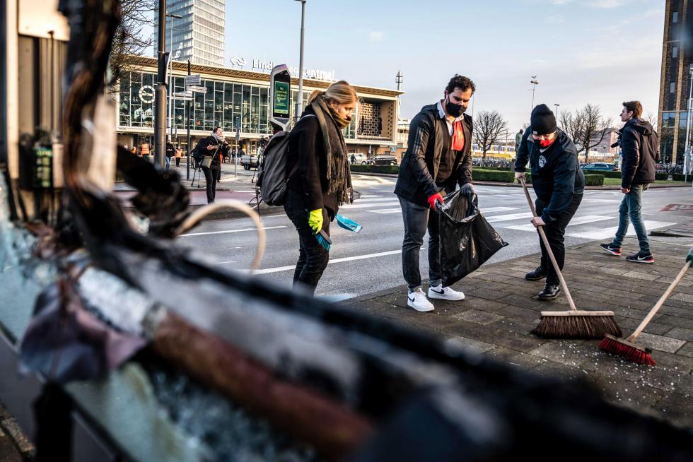 Eindhoven, the day after the curfew riots