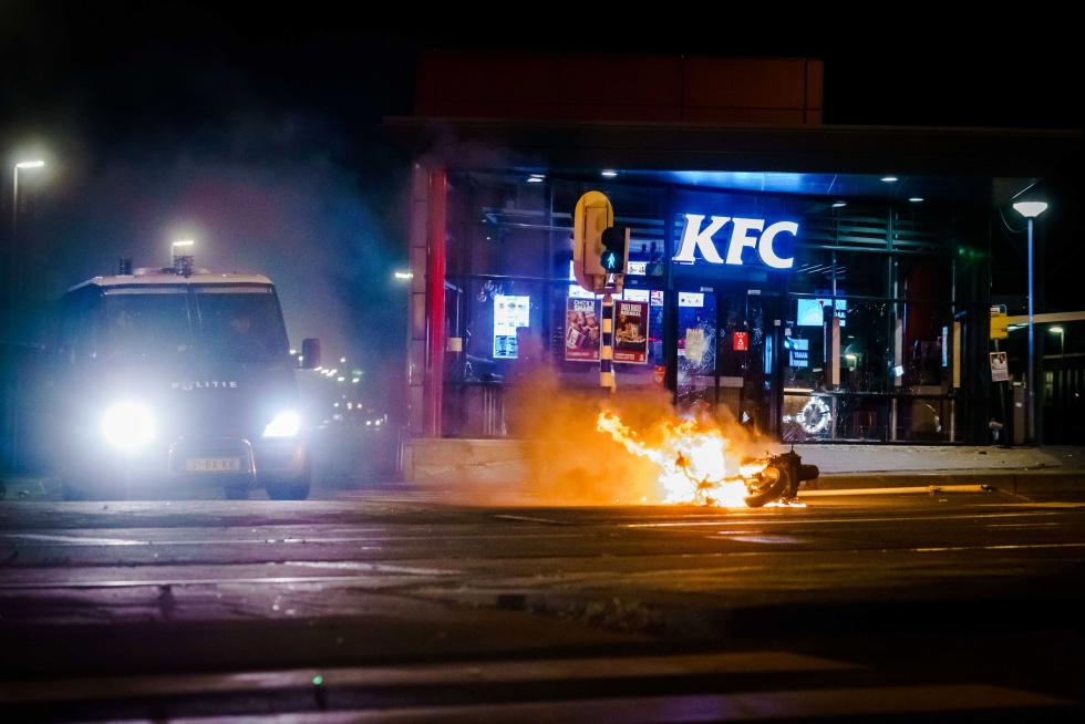 Riots in Rotterdam