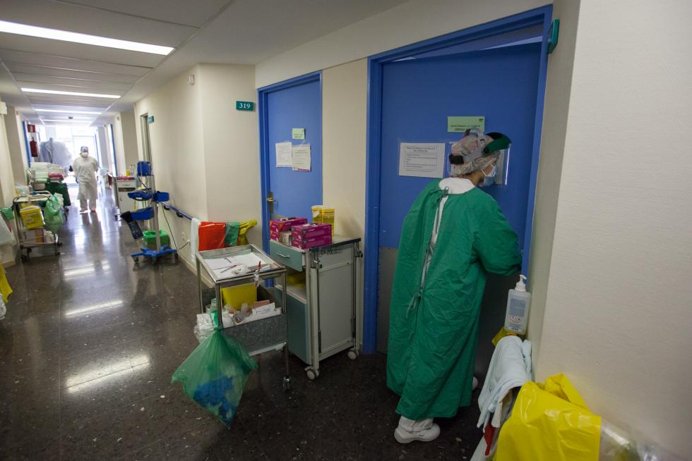 Planta Covid del Hospital Obispo Polanco de Teruel.