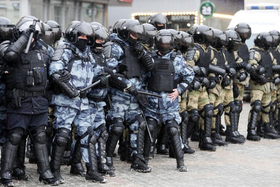 Detenciones masivas en Rusia en las manifestaciones de apoyo a Navalni
