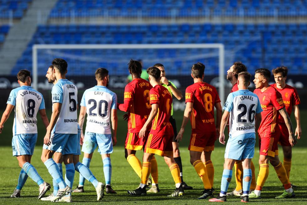 Partido Málaga-Real Zaragoza, 24ª jornada de LaLiga SmartBank