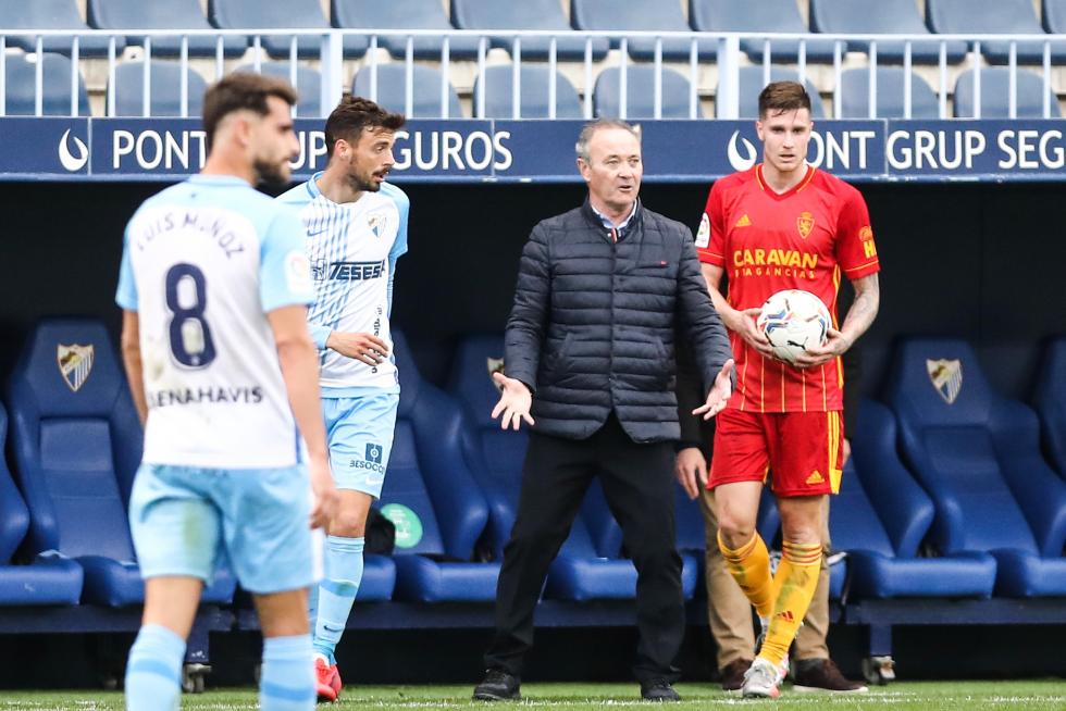 Partido Málaga-Real Zaragoza, 24ª jornada de LaLiga SmartBank