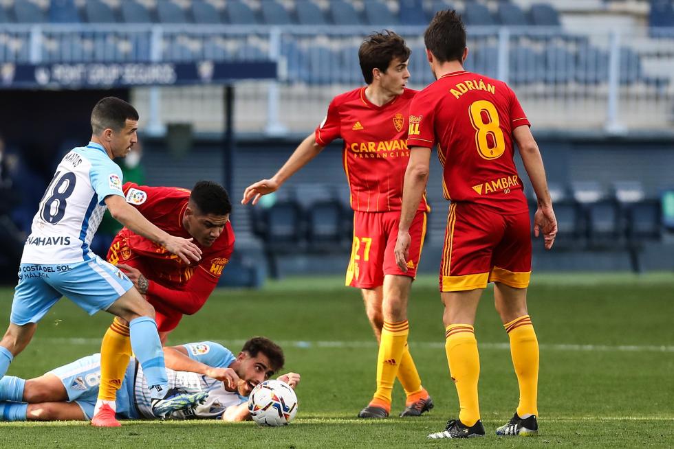 Partido Málaga-Real Zaragoza, 24ª jornada de LaLiga SmartBank