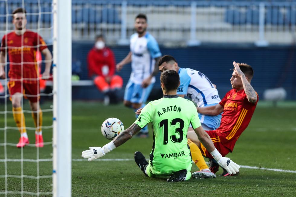 Partido Málaga-Real Zaragoza, 24ª jornada de LaLiga SmartBank