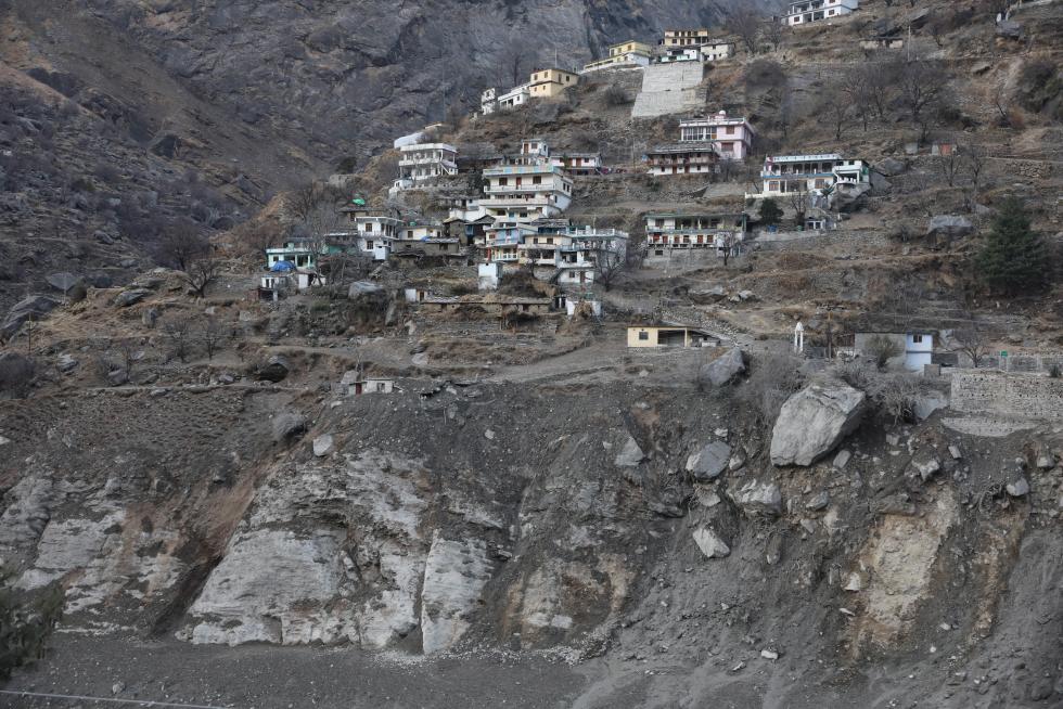 Glacier burst aftermath in Uttarakhand, India