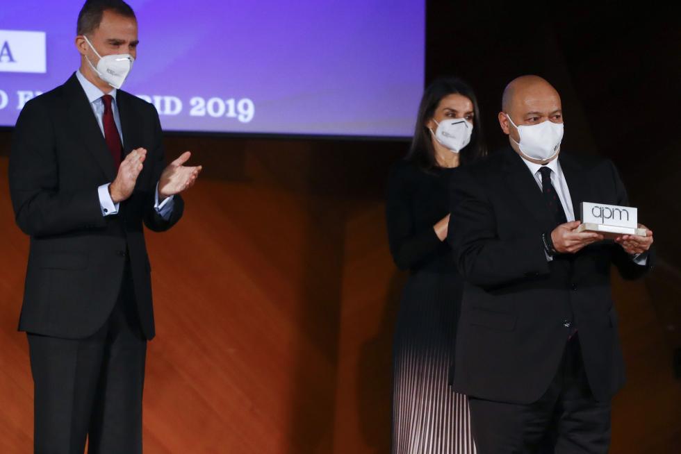 Los reyes presiden la entrega de premios de la APM