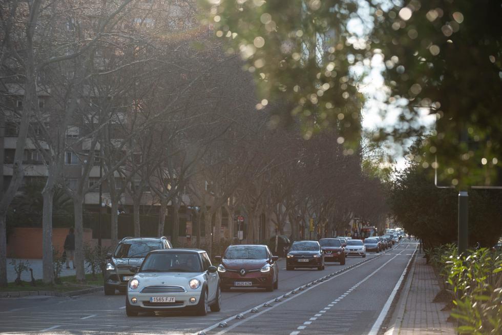 Foto de la operación asfalto en Zaragoza