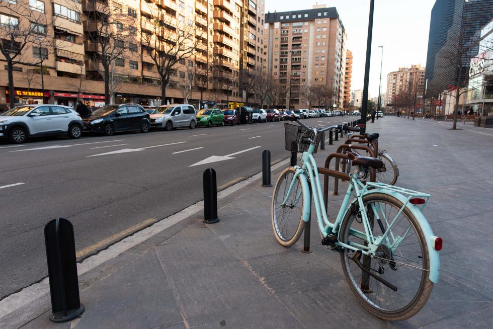 Foto de la operación asfalto en Zaragoza