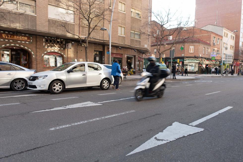 Foto de la operación asfalto en Zaragoza