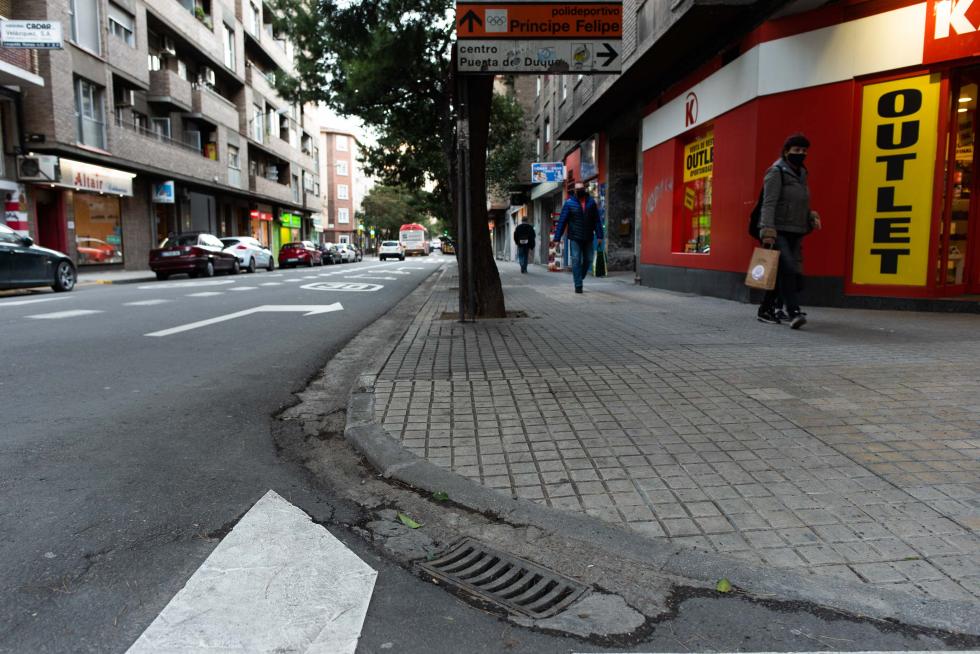 Foto de la operación asfalto en Zaragoza