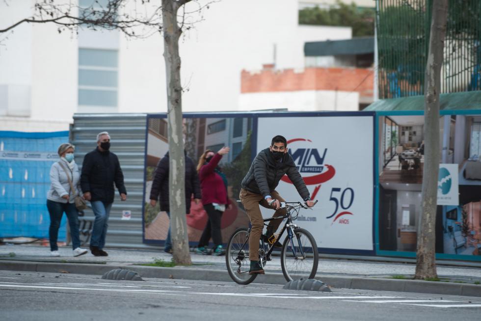 Foto de la operación asfalto en Zaragoza