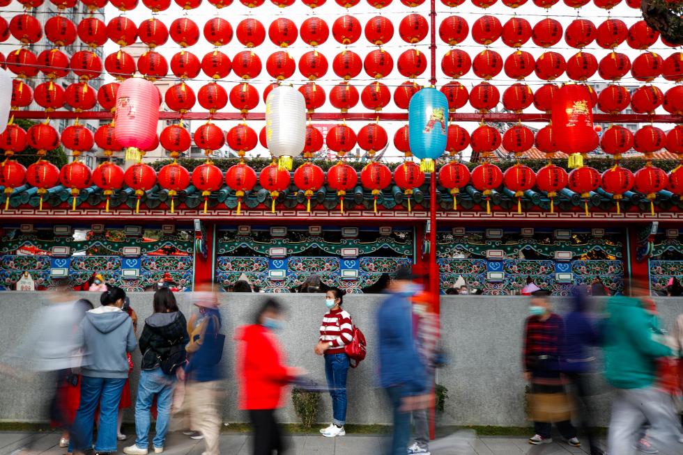 Lunar New Year celebrations in Taipei