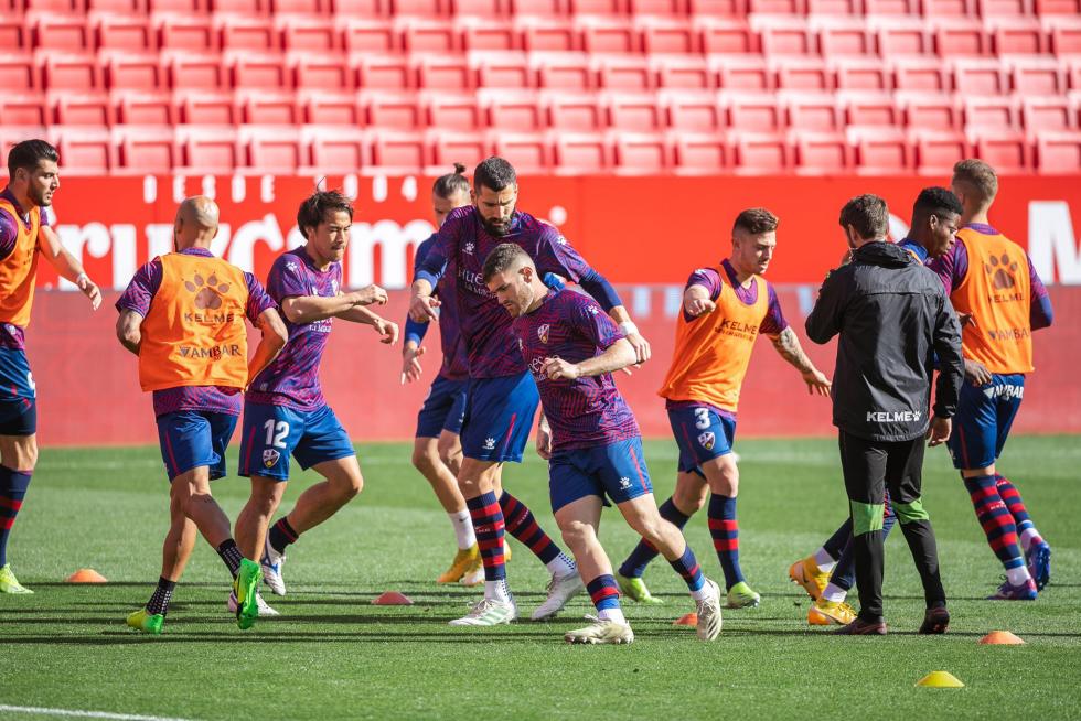 Imágenes del partido entre el Sevilla y la SD Huesca