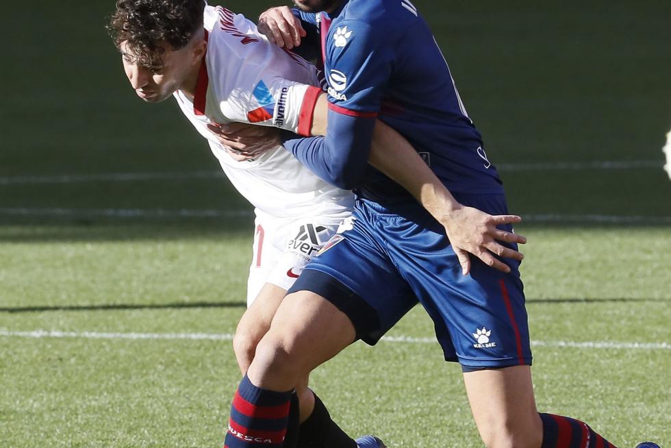 Imágenes del partido entre el Sevilla y la SD Huesca