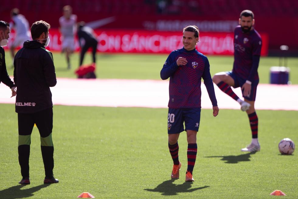 Imágenes del partido entre el Sevilla y la SD Huesca