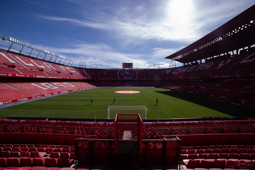 Imágenes del partido entre el Sevilla y la SD Huesca